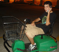 Hanging out being funny